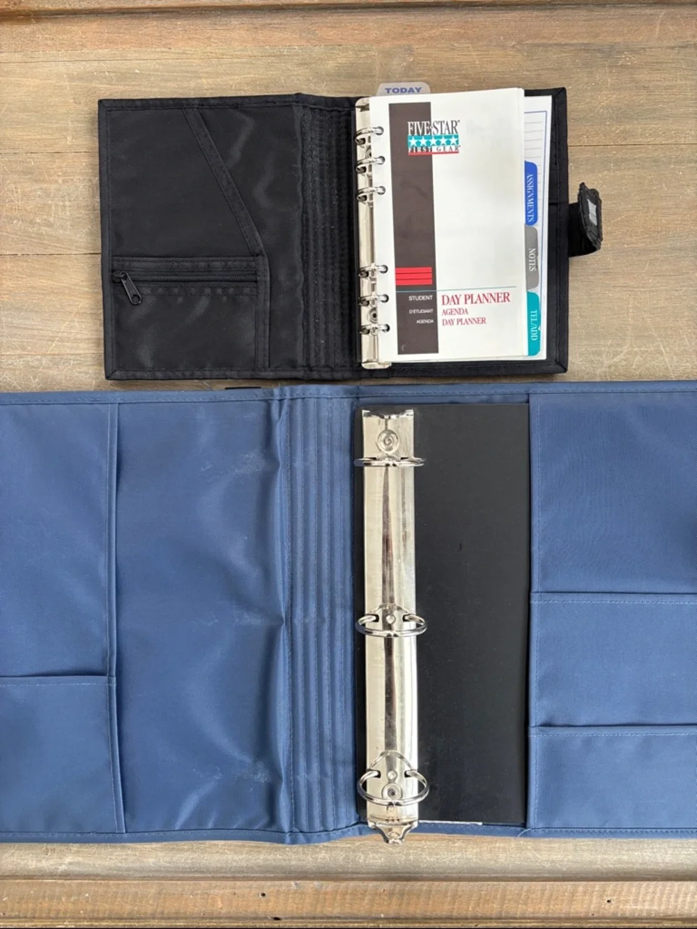 Vintage 90s Five Star binder and planner set
